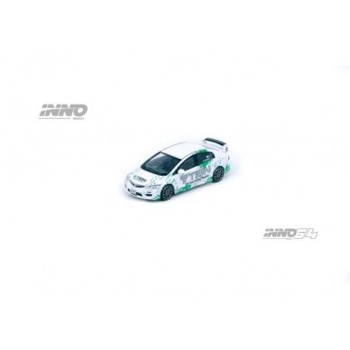 PRE-ORD3R Inno64 Honda Civic FD2 Type R *TEIN*, white/green