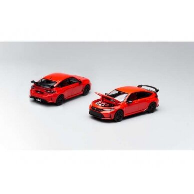 PRE-ORD3R Pop Race Limited Modeliukas Honda Civic Type R FL5, red