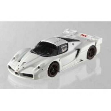 PRE-ORD3R Hotwheels Elite Modeliukas 1/43 2006 Ferrari FXX, pearl white mica with black rims (Limited Edition). Special Elite series with all official FXX liveries by Ferrari. In special FXX packaging