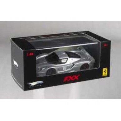 PRE-ORD3R Hotwheels Elite 1/43 2006 Ferrari FXX, silver (Limited Edition). Special Elite series with all official FXX liveries by Ferrari. In special FXX packaging