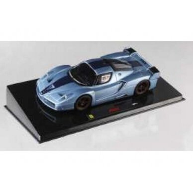 PRE-ORD3R Hotwheels Elite Modeliukas 1/43 2006 Ferrari FXX, turquoise with blue stripe(Limited Edition). Special Elite series with all official FXX liveries by Ferrari. In special FXX packaging