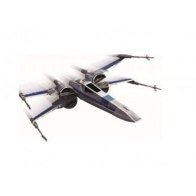 PRE-ORD3R Hotwheels Elite Modeliukas Star Wars *The Force Awakens* Resistance X-Wing Fighter Starship (around 15cm). With Great Elite Details and Moving Parts.