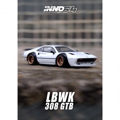 PRE-ORD3R INNO64 1/64 LBWK 308 GTB, white