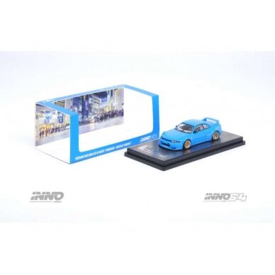 Inno64 1/64 Nissan Skyline GT-R (R33) Pandem Rocket Bunny, blue