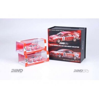 PRE-ORD3R Inno64 1/64 Toyota Corona EXIV #1 *Zent* 1995 & #37 *Esso 1995 in Special Collecto