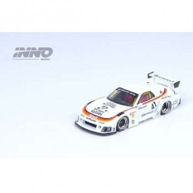 PRE-ORD3R Inno64 LBWK Mazda RX7 (FD3S) LB Super Silhouette, white/orange/black