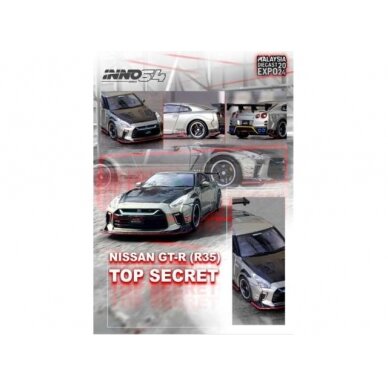 Inno64 Nissan Skyline GT-R (R35) *Top Secret*, grey/black