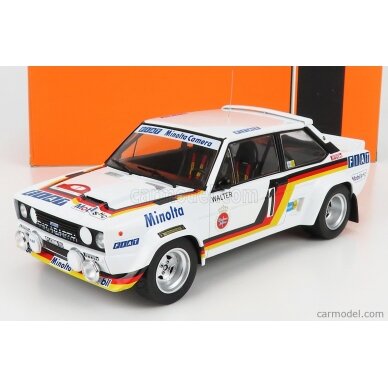 PRE-ORD3R IXO Models 1/18 1979 Fiat 131 Abarth Minolta #1 W.Röhrl/C.Geistdörfer Rally Hunsrück, ...