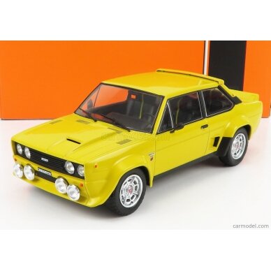 PRE-ORD3R IXO Models 1/18 1980 Fiat 131 Abarth, yellow