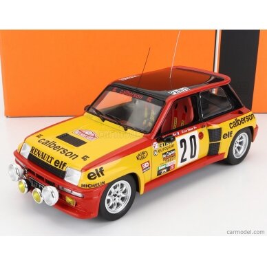 PRE-ORD3R IXO Models 1/18 1981 Renault 5 Turbo *Calberson* #20 Rally WM Rally Monte Carlo B. Sab...