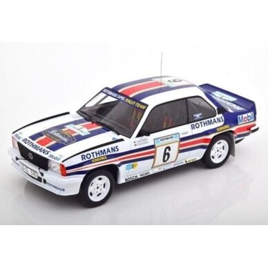 PRE-ORD3R IXO Models Modeliukas 1/18 1982 Opel Ascona B 400 Rothmans Opel Rally Team #6 H.Toivonen/F.Gallag...