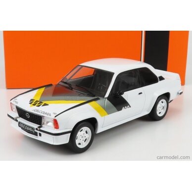 PRE-ORD3R IXO Models Modeliukas 1/18 1982 Opel Ascona B 400, white with decor