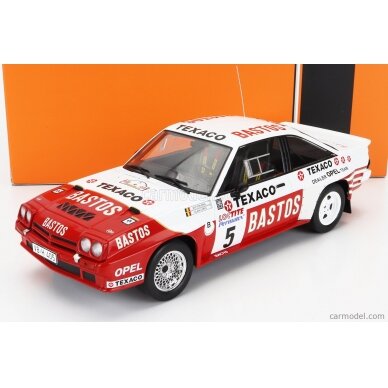 PRE-ORD3R IXO Models 1/18 1985 Opel Manta 400 #5 Bastos Rally Ypres, G.Colsoul/A. Lopes