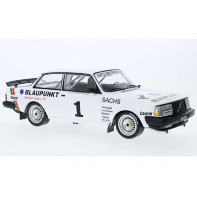 PRE-ORD3R IXO Models Modeliukas 1/18 1985 Volvo 240 Turbo #1 DTM Nurburgring Stureson