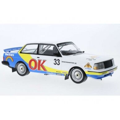 PRE-ORD3R IXO Models Modeliukas 1/18 1985 Volvo 240 Turbo #33 OK ETCC Zolder Andersson/Petersson