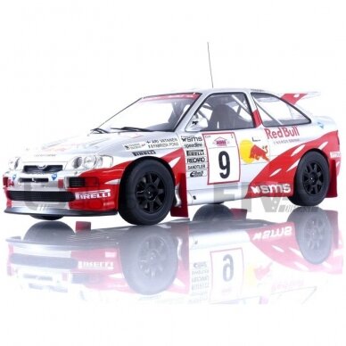 PRE-ORD3R IXO Models Modeliukas 1/18 1994 Ford Escort RS Cosworth #9 Red Bull Rally WM Rally Acropolis Vata...