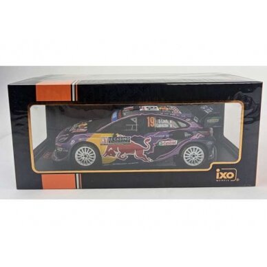 PRE-ORD3R IXO Models Modeliukas 1/18 2022 Ford Puma Rally1 #19 WRC2 Rally Monte Carlo Loeb/Galmiche, purple...