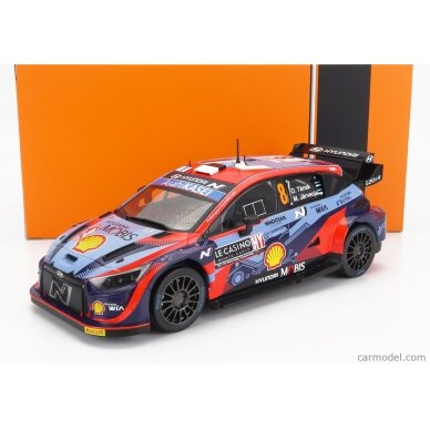 PRE-ORD3R IXO Models 1/18 2022 Hyundai i20 N Rally1 #8 WRC2 Rally Monte Carlo Tanak/Jarveoja