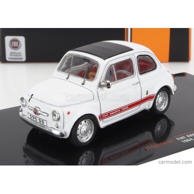 PRE-ORD3R IXO Models Modeliukas 1/43 1957 Fiat Abarth 595 SS, white