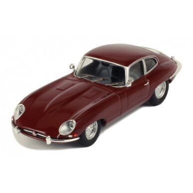 PRE-ORD3R IXO Models 1/43 1963 Jaguar E Type, dark red