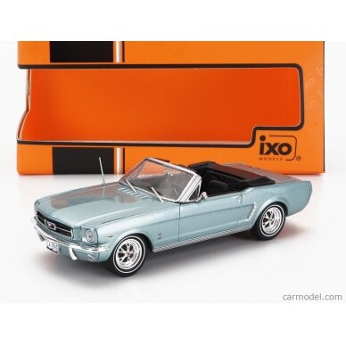 PRE-ORD3R IXO Models Modeliukas 1/43 1965 Ford Mustang, lightblue