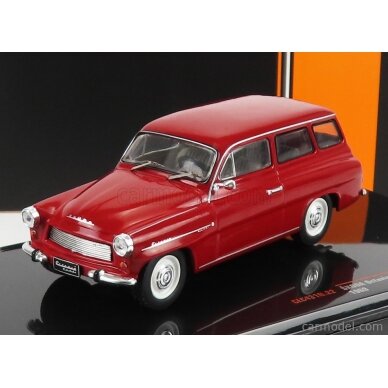 PRE-ORD3R IXO Models 1/43 1969 Skoda Octavia Combi, dark red