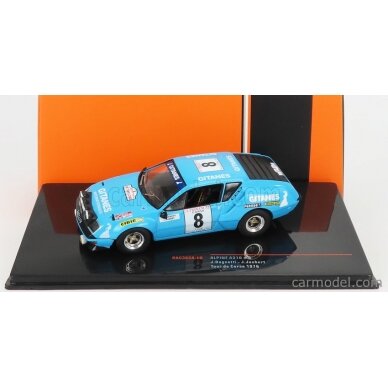 PRE-ORD3R IXO Models Modeliukas 1/43 1976 Alpine A310, #8 J.Ragnotti/J.Jaubert Gitanes Tour de Corse, blue