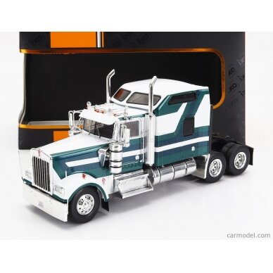 PRE-ORD3R IXO Models 1/43 1984 Kenworth W 900 big sleeper, green/white