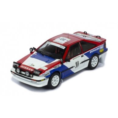 PRE-ORD3R IXO Models 1/43 1987 Nissan 200 SX #10 S. Mehta/R. Combes Rally Cote d Ivoire,