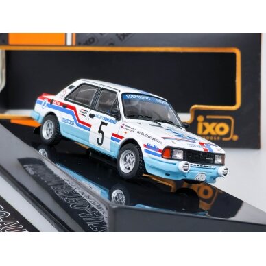 PRE-ORD3R IXO Models 1/43 1988 Skoda 130 L No.5 Rally Bohemia Haugland/Willis