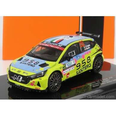 PRE-ORD3R IXO Models Modeliukas 1/43 2021 Hyundai I20 N Rally 2 #35 A. Crugnola-P. Ometto Winner WRC3 Monza...