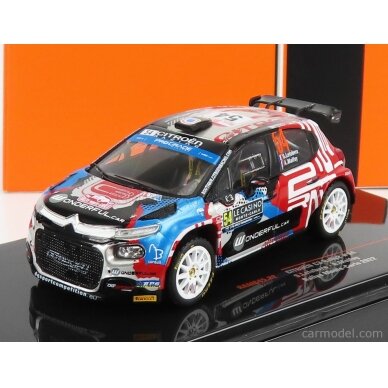 PRE-ORD3R IXO Models Modeliukas 1/43 2022 Citroen C3 Rally 2 #54 S. Lefebvre/A. Malfoy WM Rally Monte Carlo,