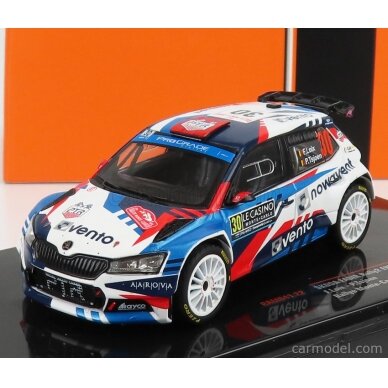 PRE-ORD3R IXO Models Modeliukas 1/43 2022 Skoda Fabia Rally 2 Evo #30 F. Loix/P.Tsjoen WRC Rally Monte Carl...