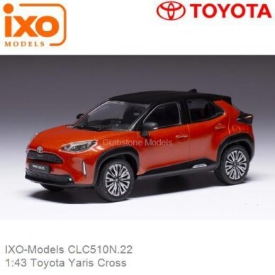 PRE-ORD3R IXO Models Modeliukas 1/43 2022 Toyota Yaris Cross, metallic orange