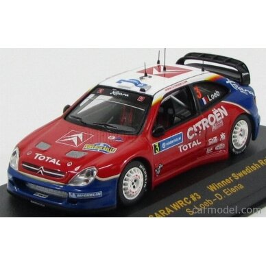 PRE-ORD3R IXO Models 1/43 Citroen Xsara WRC #3 Loeb/Elena winner Sweden Rally 2004