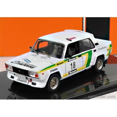 PRE-ORD3R IXO Models Modeliukas 1/43 Lada 2105 VFTS #18 V.Blahna/P.Schovanek Rallye Barum, white