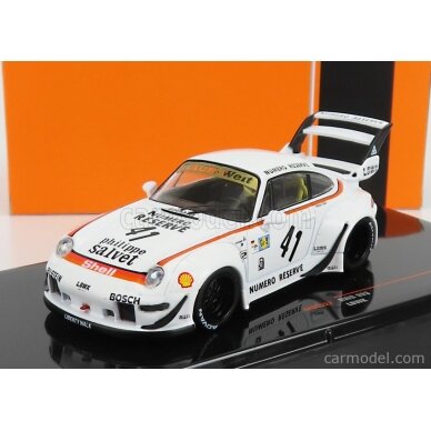 PRE-ORD3R IXO Models 1/43 Porsche RWB 9993 LBWK #41, white