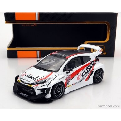 PRE-ORD3R IXO Models Modeliukas 1/43 Toyota Yaris/Pandem, Cusco, white/red