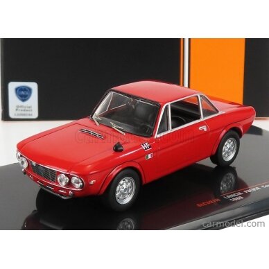 PRE-ORD3R IXO Models Modeliukas 1969 Lancia Fulvia Coupe 1.6 HF, red