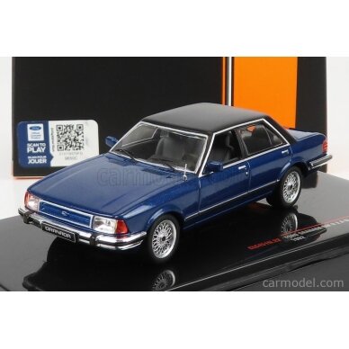 IXO Models Modeliukas 1982 Ford Granada MK II 2,8 GL, metallic blue/black