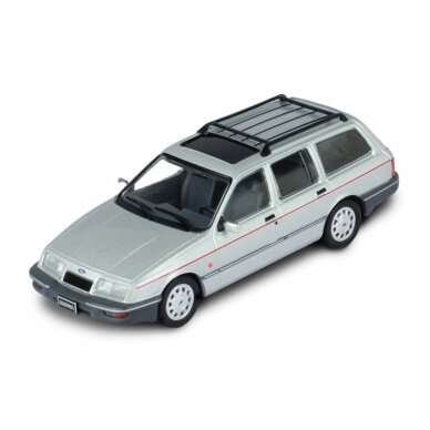 PRE-ORD3R IXO Models Modeliukas 1988 Ford Sierra Ghia Estate, silver