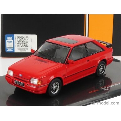 IXO Models Modeliukas 1990 Ford Escort MK IV XR3, red