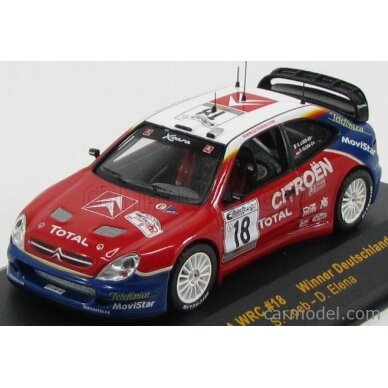 PRE-ORD3R IXO Models Citroen Xsara WRC #18 Loeb/Elena winner Rally San Remo 2003