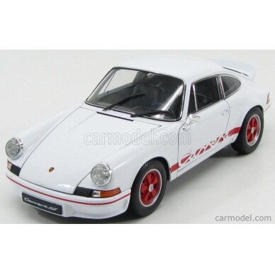 PRE-ORD3R IXO Models Porsche 911 Carrera 2.7 RS, white/red