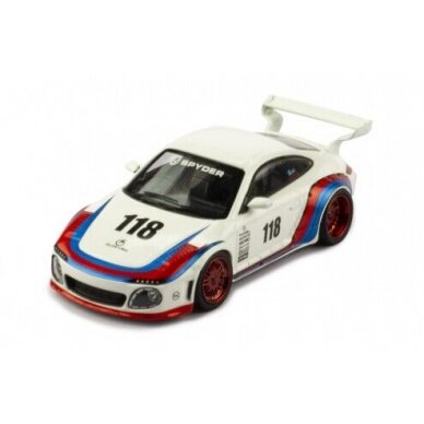 PRE-ORD3R IXO Models Modeliukas Porsche Old and New 997 #118, white