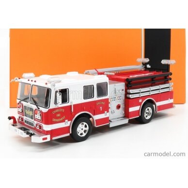 PRE-ORD3R IXO Models Seagrave Marauder II *Charlotte Fire Department", red/white