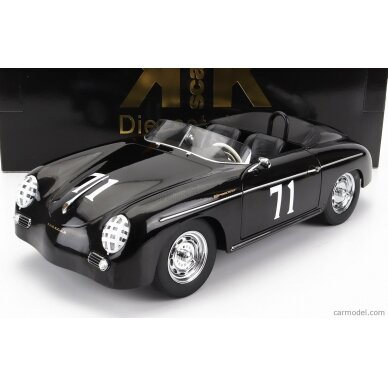 PRE-ORD3R KK Scale Modeliukas 1/12 1955 Porsche 356 A Speedster #71 Steve, black