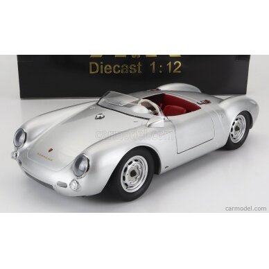 PRE-ORD3R KK Scale Modeliukas 1/12 1956 Porsche 550A Spyder, silver