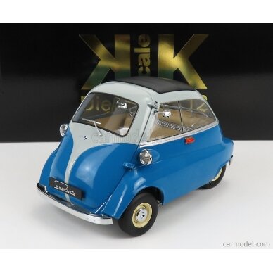 PRE-ORD3R KK Scale Modeliukas 1/12 1959 BMW 250 Isetta, blue/light blue