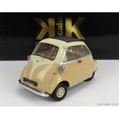 PRE-ORD3R KK Scale 1/12 1959 BMW 250 Isetta, creme/yellow